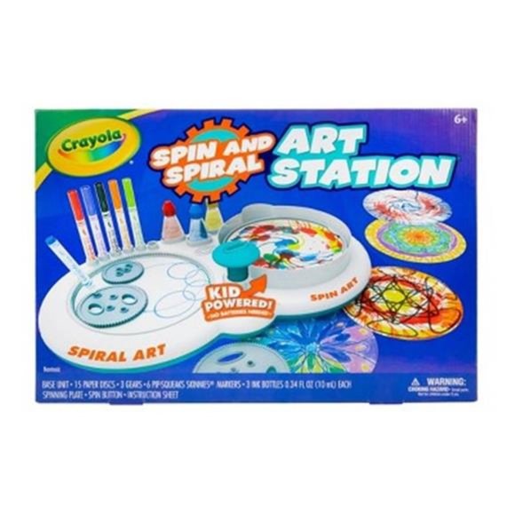Crayola Spin & Spiral Art Station Activity Kit - Picture 1 of 5